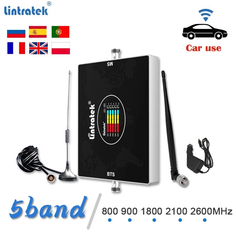 Lintratek  ȣ ν 800 900 1800 2100 2600 GSM 귯 , 5  DCS LTE ޴  ŰƮ